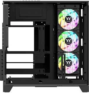 „Thermaltake View 390 TG“, bokšto tipo korpusas – juodas, grūdintas stiklas x 2