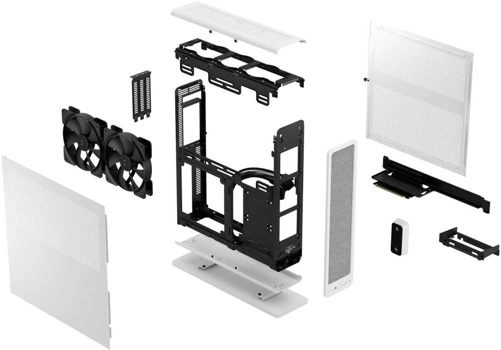 Korpusas Fractal Design FD-C-RID1N-02 | Baltas | Mini ITX