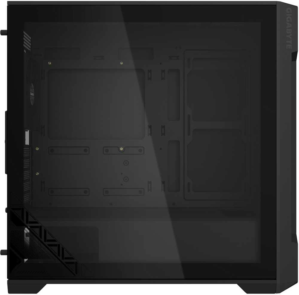 GIGABYTE C102 stiklas, bokšto tipo korpusas - juodas, grūdintas stiklas