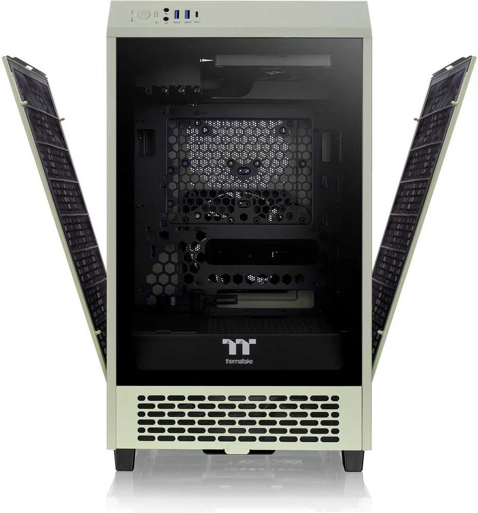 Mini Thermaltake The Tower 200 TG Žalias