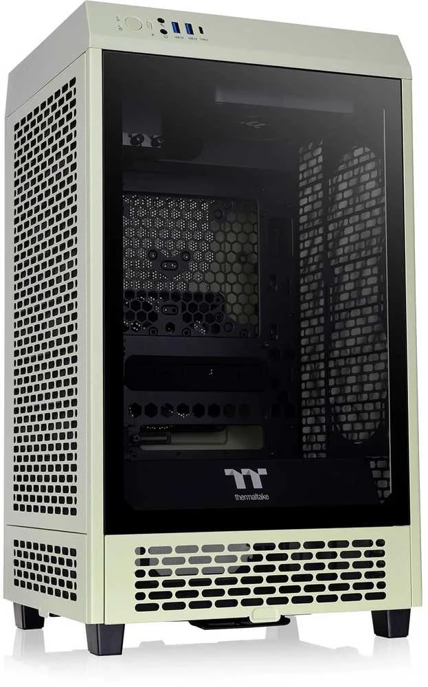 Mini Thermaltake The Tower 200 TG Žalias
