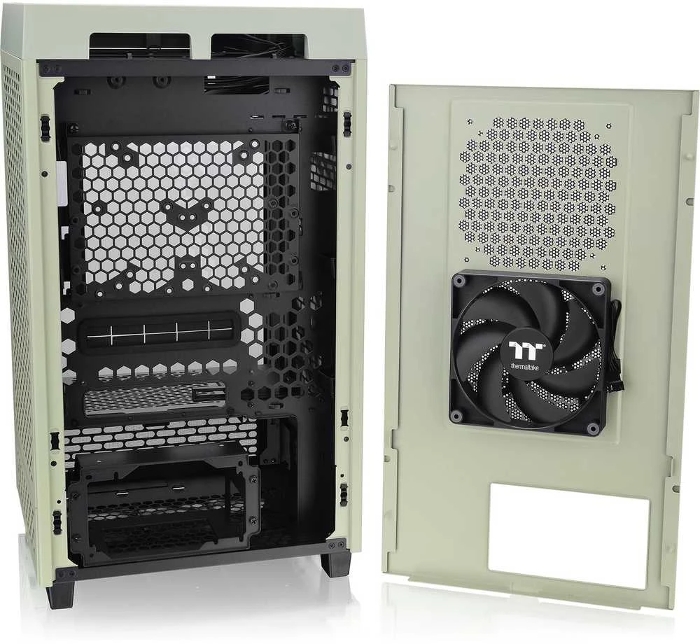 Mini Thermaltake The Tower 200 TG Žalias