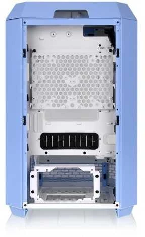 THERMALTAKE The Tower 300 Micro-Tower Micro-ATX korpuso peržiūros langas mėlynas