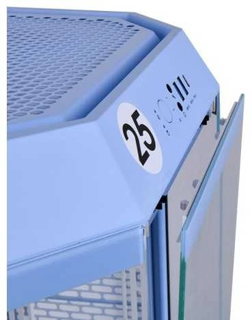 THERMALTAKE The Tower 300 Micro-Tower Micro-ATX korpuso peržiūros langas mėlynas