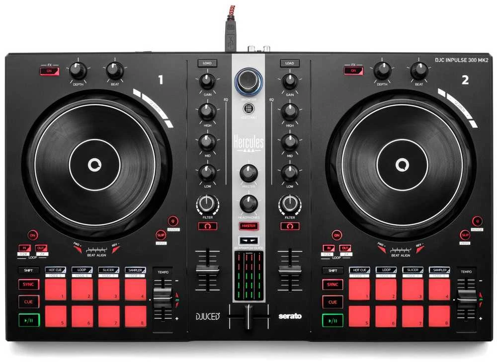 Hercules | DJControl Inpulse 300 MK2 | Garsiakalbiai | USB jungtis
