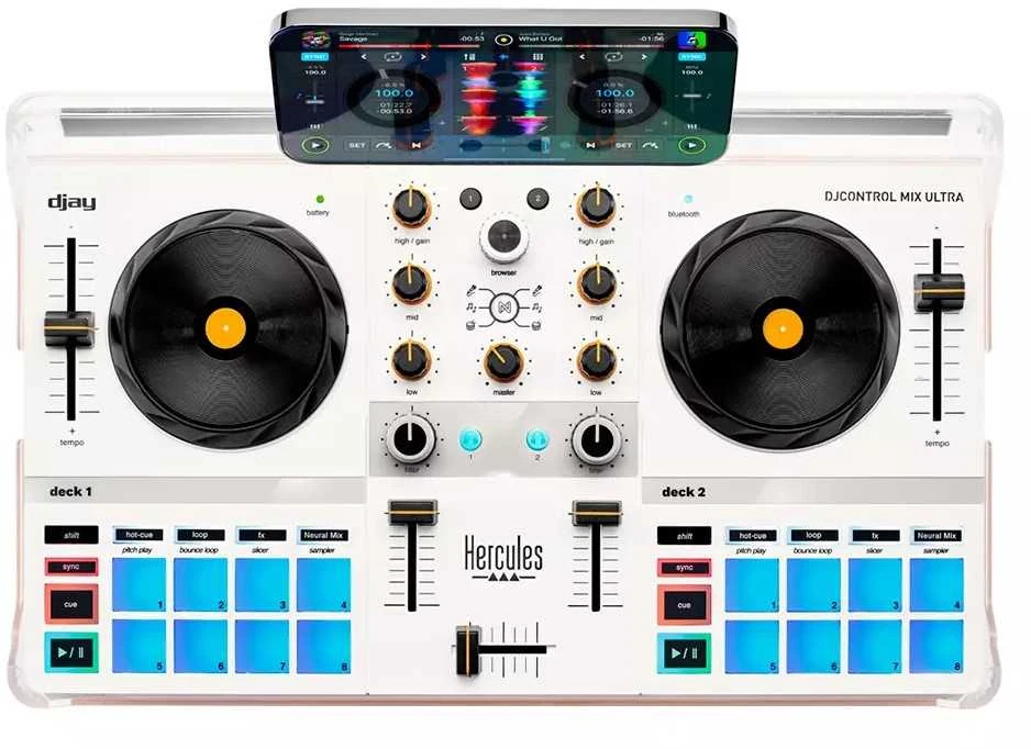 Hercules | Djcontrol Mix Ultra WW | Garsiakalbiai | Bluetooth