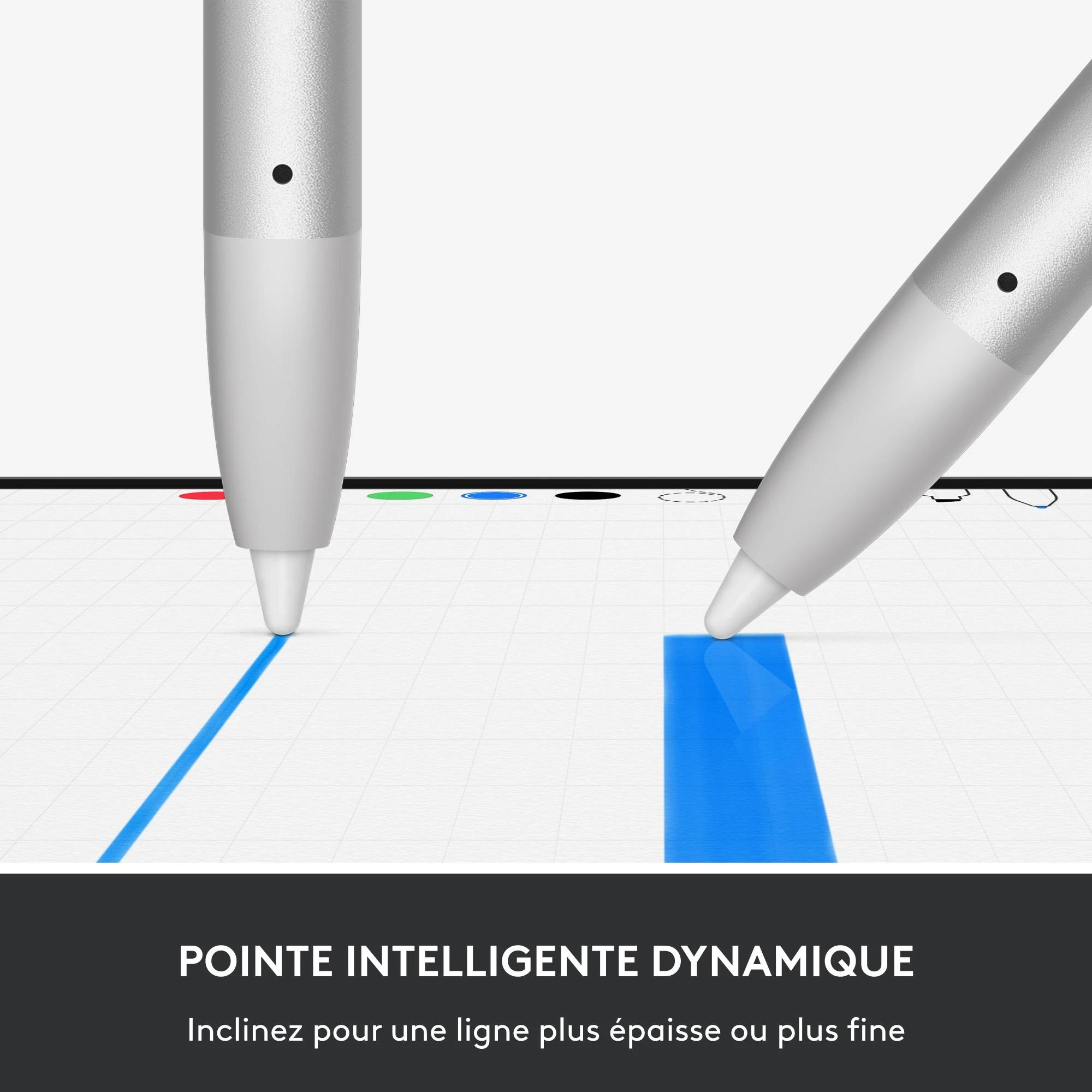 Logitech Crayon digital pen pilkas (914-000052)