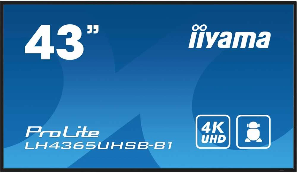 Monitorius iiyama ProLite LH4365UHSB-B1