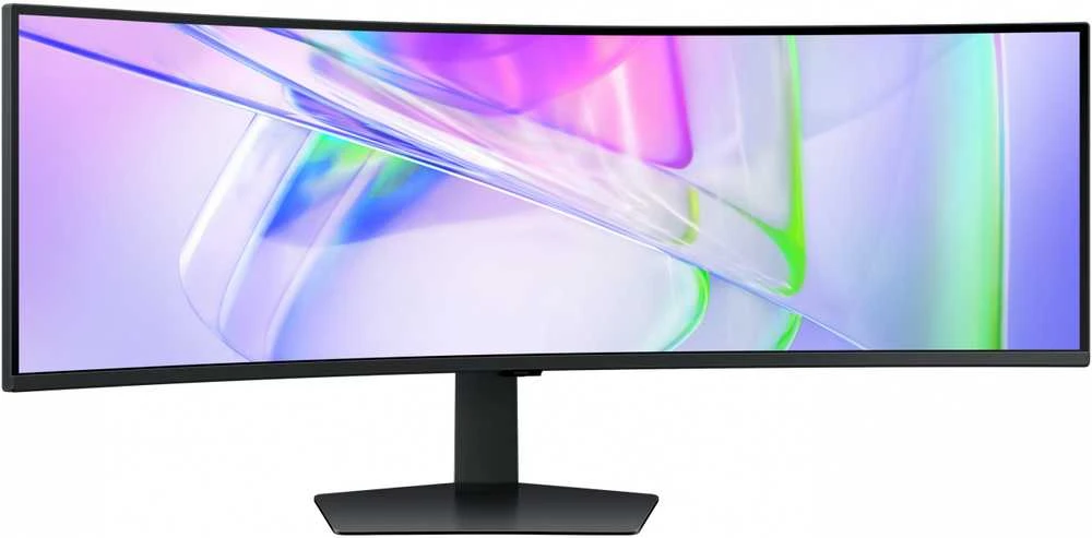 Monitorius - Samsung ViewFinity S9 S49C950UAU 49", Lenktas, Dual QHD, KVM, Juodas