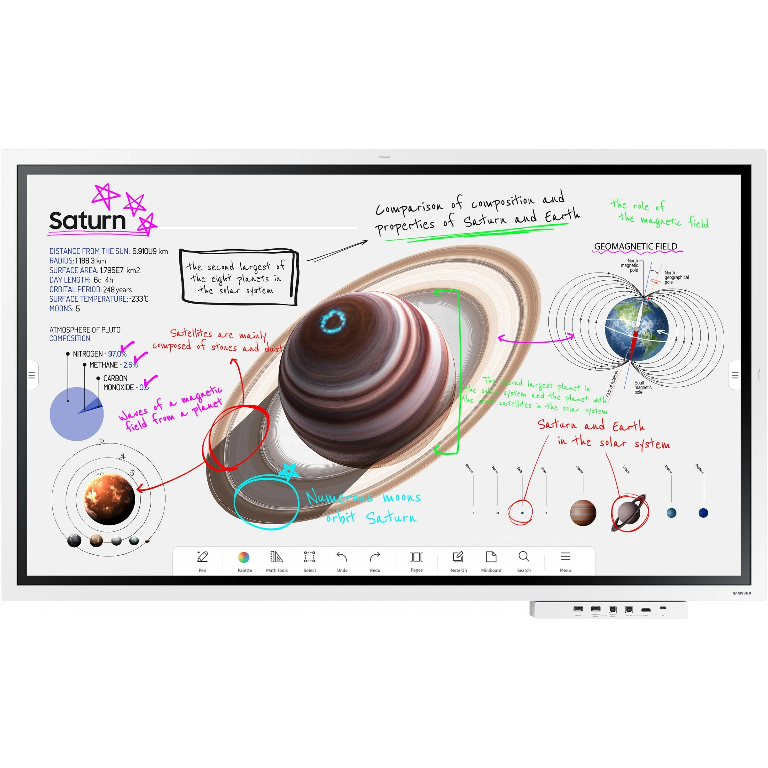 Monitorius SAMSUNG 55" FLIP PRO DIGITAL FLIPBOARD,UHD,TOUCH