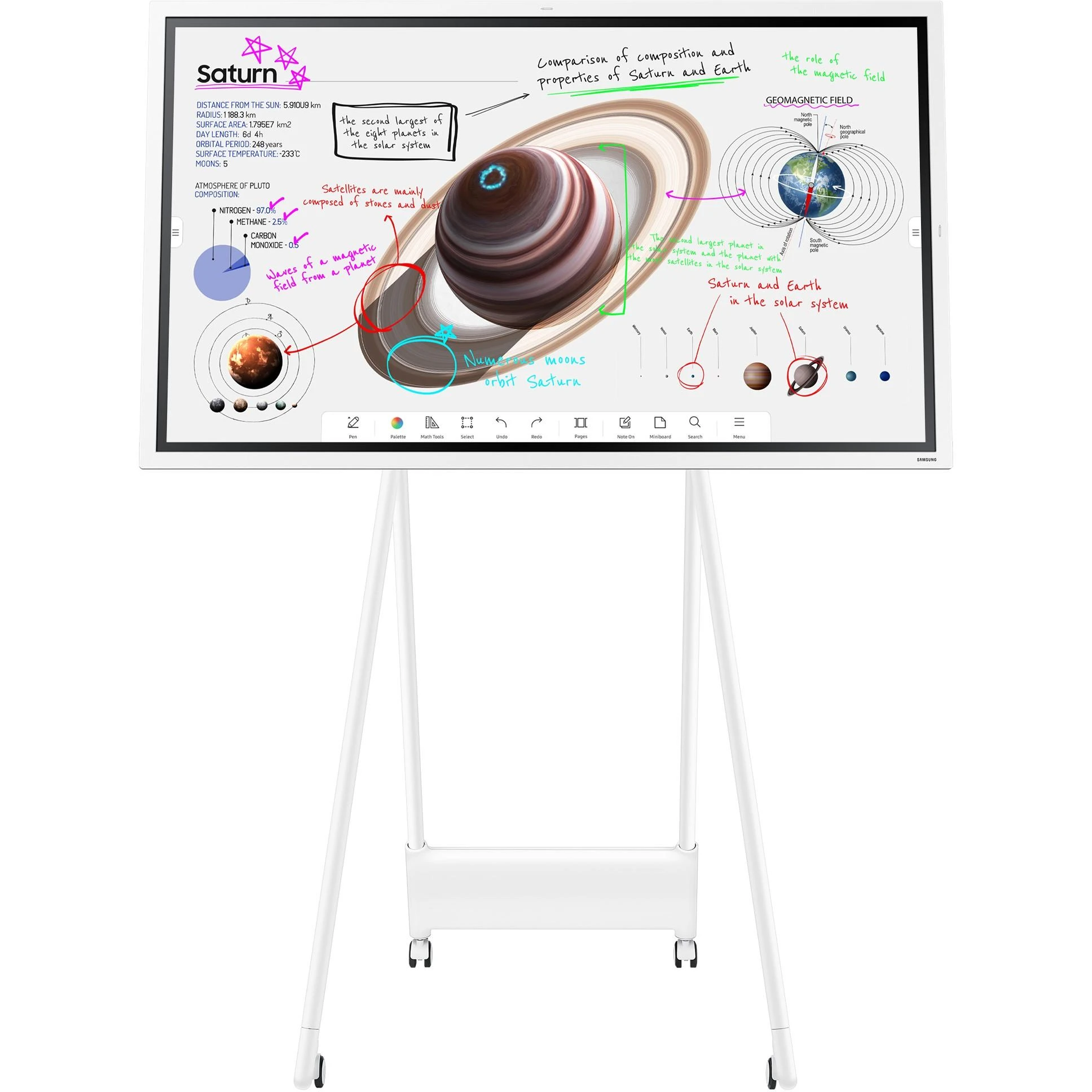 Monitorius SAMSUNG 55" FLIP PRO DIGITAL FLIPBOARD,UHD,TOUCH