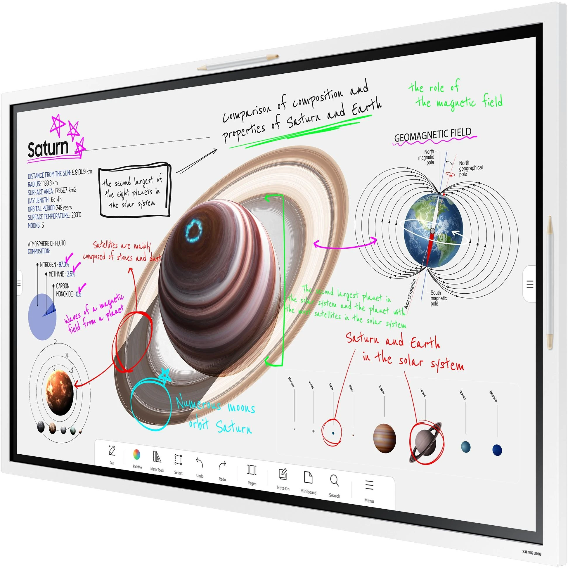 Monitorius SAMSUNG 55" FLIP PRO DIGITAL FLIPBOARD,UHD,TOUCH