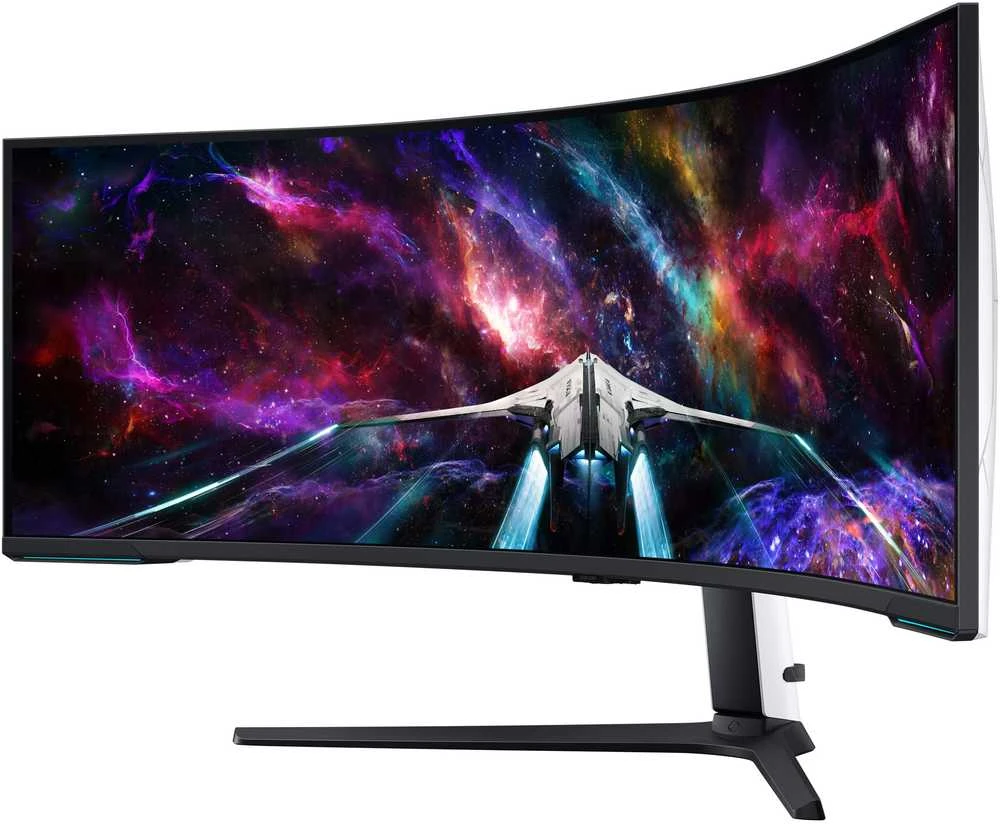 Monitorius Samsung | Odyssey Neo G9 G95NC curved screen | LS57CG952NUXEN | 57 " | VA | Double UHD | 32:9 | 240 Hz | 1 ms | 2160 pikselių | 350 cd/m² | HDMI jungtys quantity 3 | Baltas | Garantija 24 mėn.