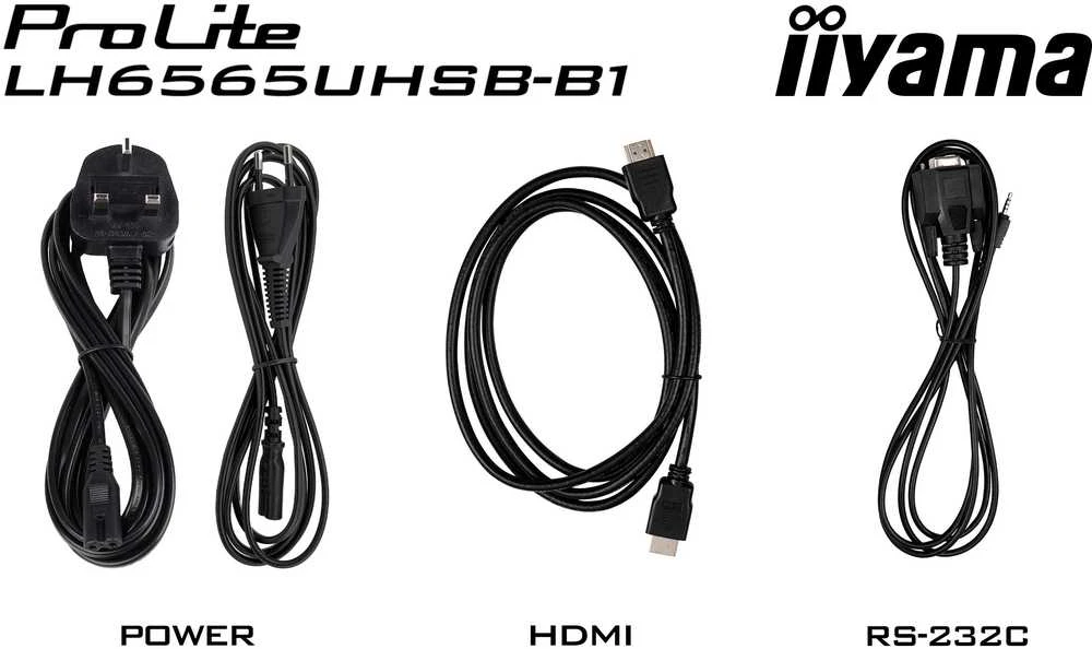 Monitorius iiyama ProLite LH6565UHSB-B1