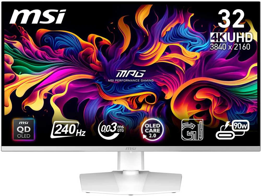 Monitorius 31.5"(80cm)TFT MSI MPG 321URXWDE 240Hz 3840x2160 Baltas