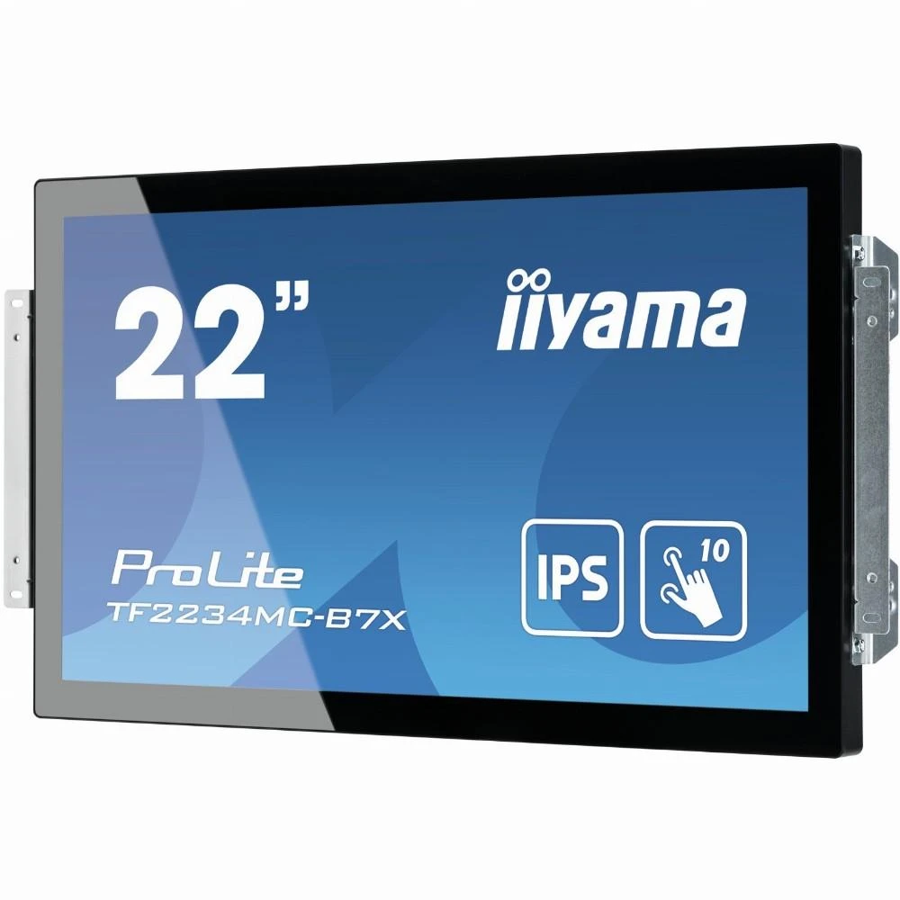 Monitorius IIYAMA 21,5 colio IPS 1920x1080 10 taškų jutiklinė apsauga nuo pirštų atspaudų 1000:1 305cd/m2 8ms HDMI DP VGA USB jutiklinė sąsaja