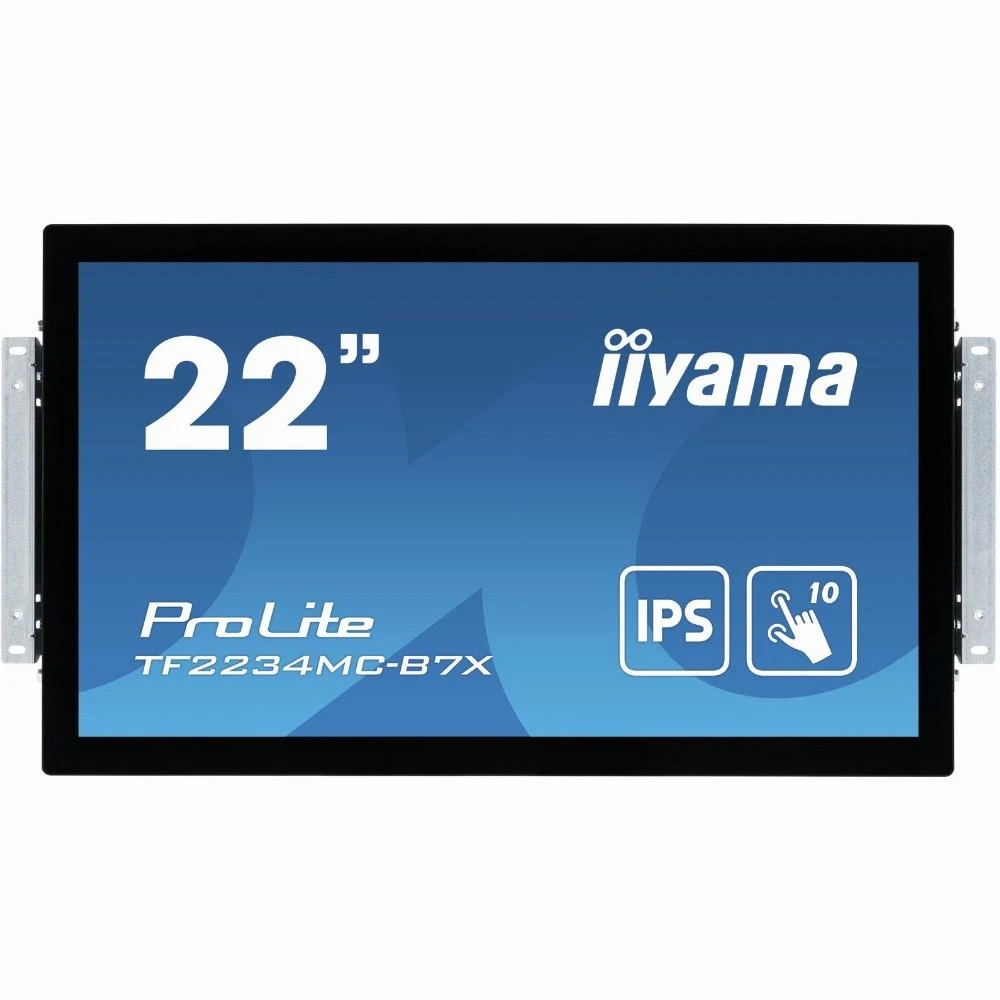 Monitorius IIYAMA 21,5 colio IPS 1920x1080 10 taškų jutiklinė apsauga nuo pirštų atspaudų 1000:1 305cd/m2 8ms HDMI DP VGA USB jutiklinė sąsaja