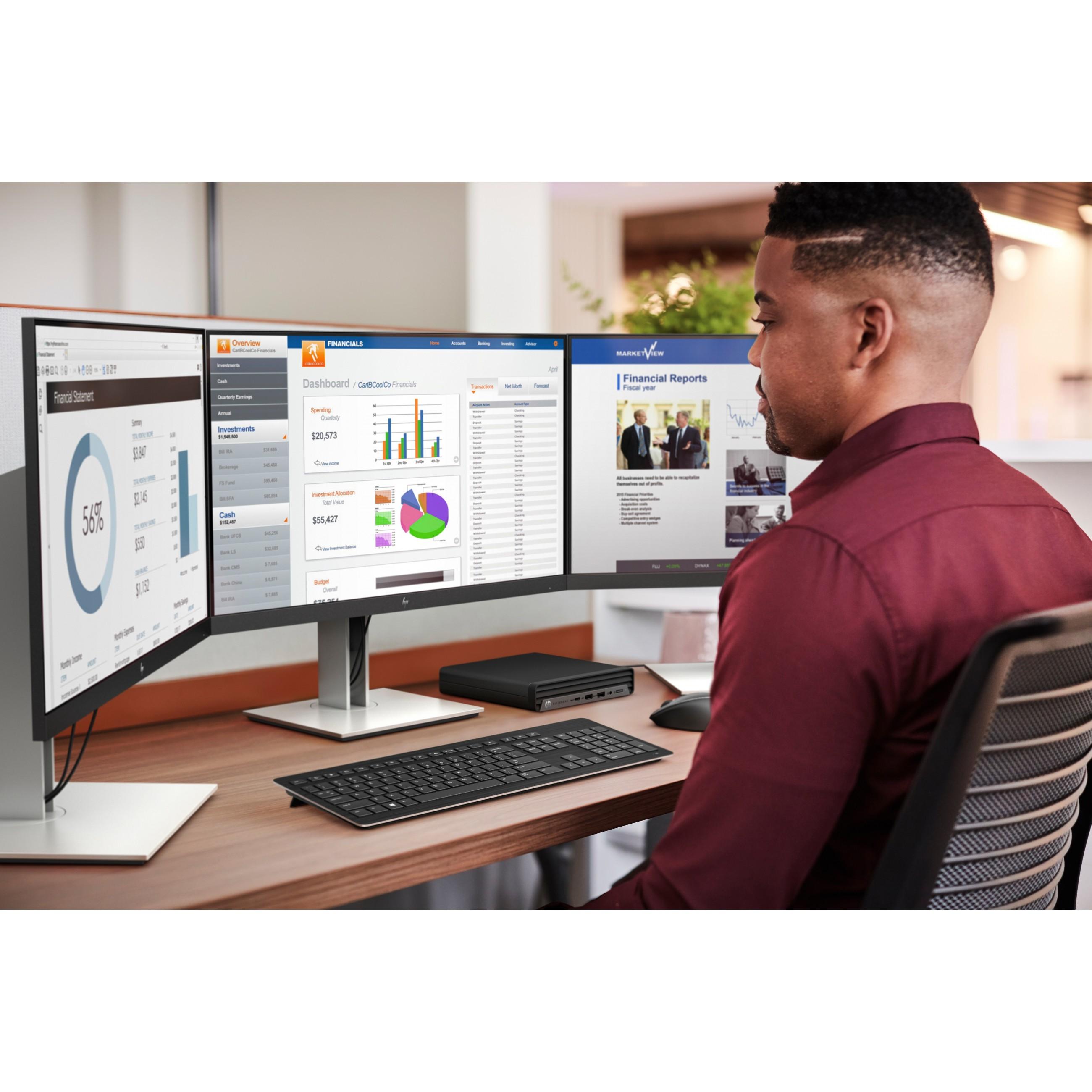 Monitorius HP EliteDisplay E24 G4 FHD, 24", 1920 x 1080, IPS, 60 Hz, 5 ms, 250 cd/m²