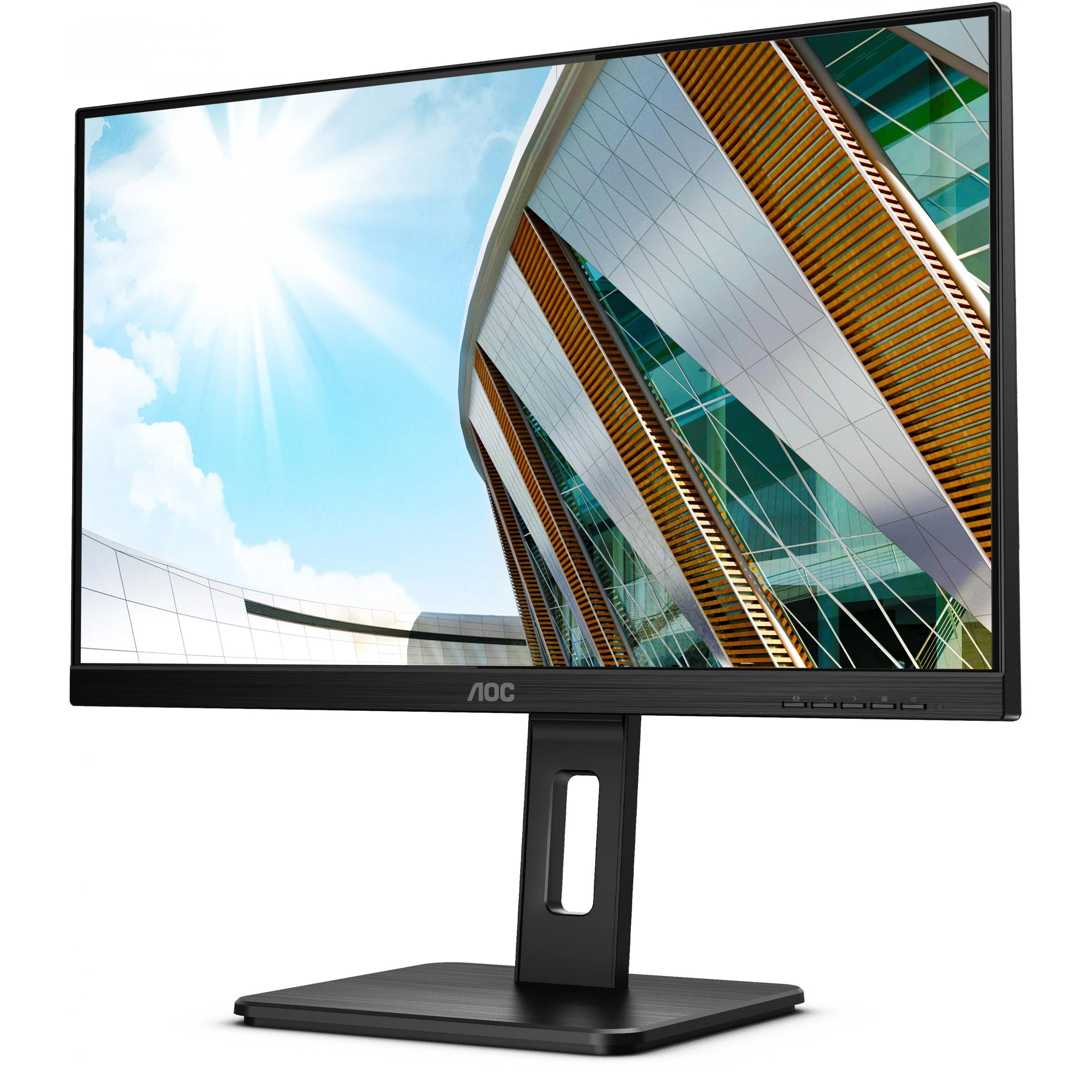 Monitorius AOC Q24P2Q LED ekranas 60,5 cm (23.8") 2560 x 1440 pikseliai Quad HD Juoda