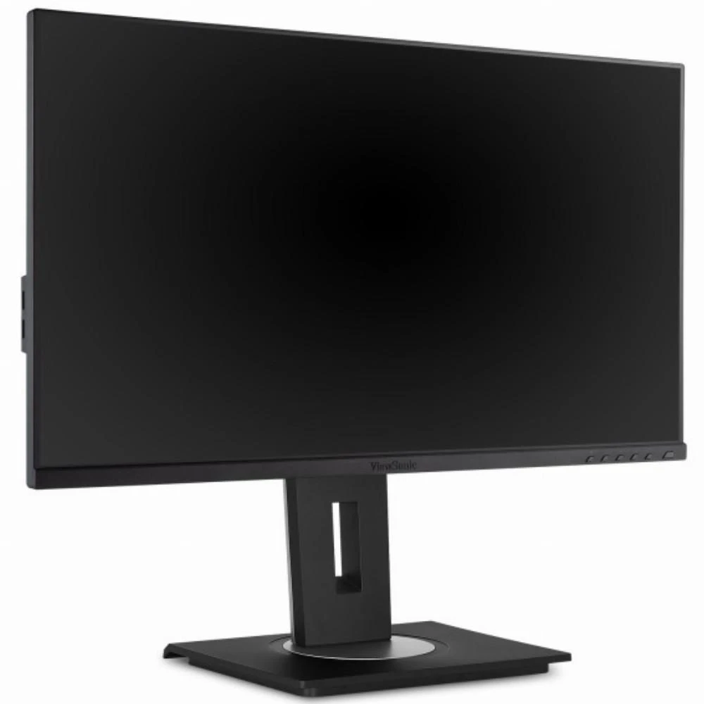 ViewSonic VG2448a-2 24 colių „Full HD Monitorius SuperClear® IPS LED“ su berėme krašteliu trijose pusėse su VGA, HDMI, „DipsplayPort“, 4 USB jungtimis, garsiakalbiais ir visiškai ergonomišku stovu, dideliu pakreipimo kampu, dviejų krypčių pasukimu, plonam klientui montuojamu dizainu.