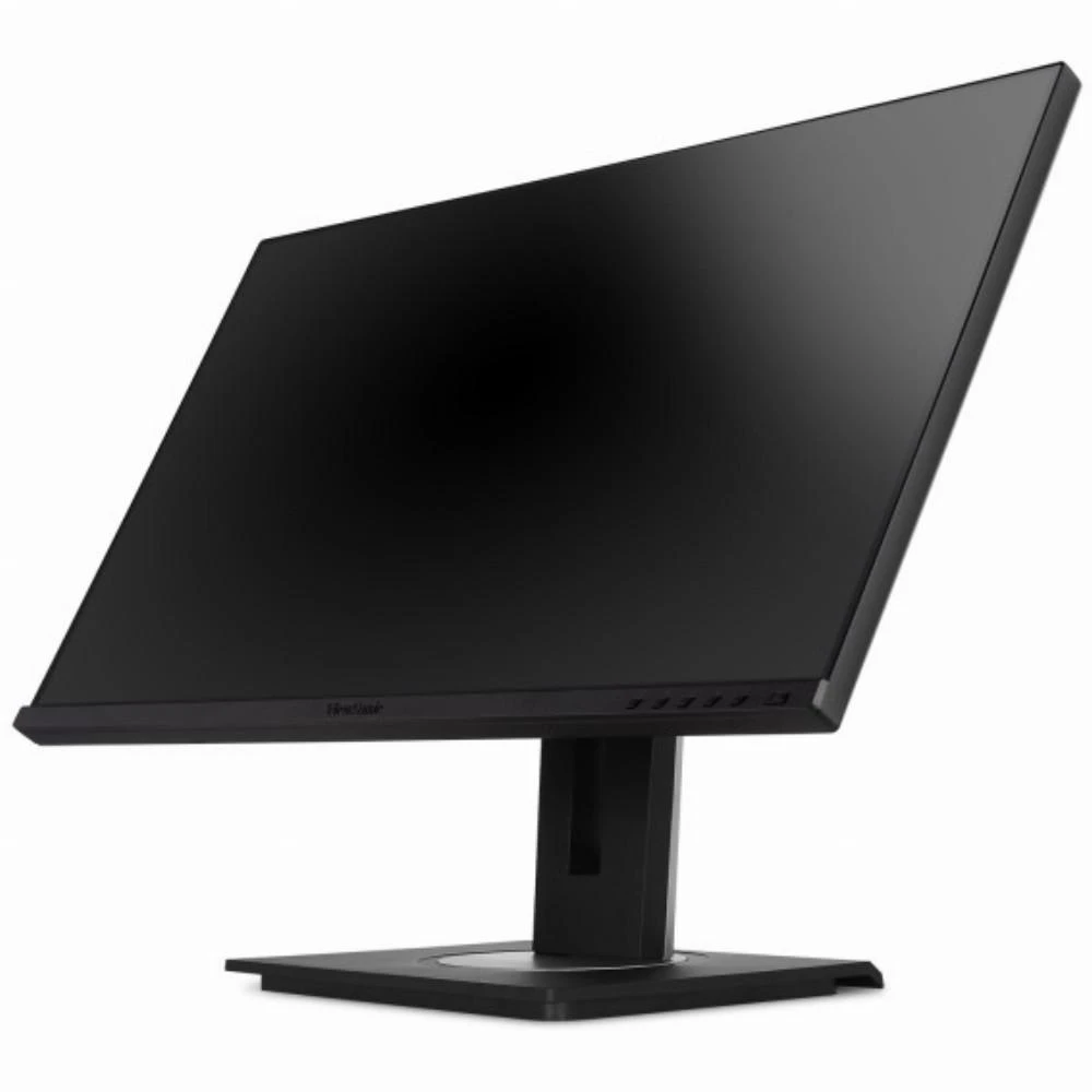 ViewSonic VG2448a-2 24 colių „Full HD Monitorius SuperClear® IPS LED“ su berėme krašteliu trijose pusėse su VGA, HDMI, „DipsplayPort“, 4 USB jungtimis, garsiakalbiais ir visiškai ergonomišku stovu, dideliu pakreipimo kampu, dviejų krypčių pasukimu, plonam klientui montuojamu dizainu.
