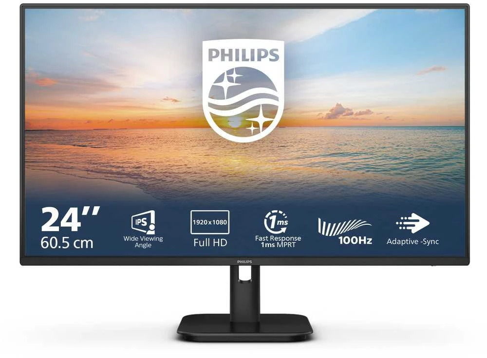 Monitorius Philips 24E1N1100A/00, 24", IPS, 1920 x 1080, 4 ms, 100 Hz