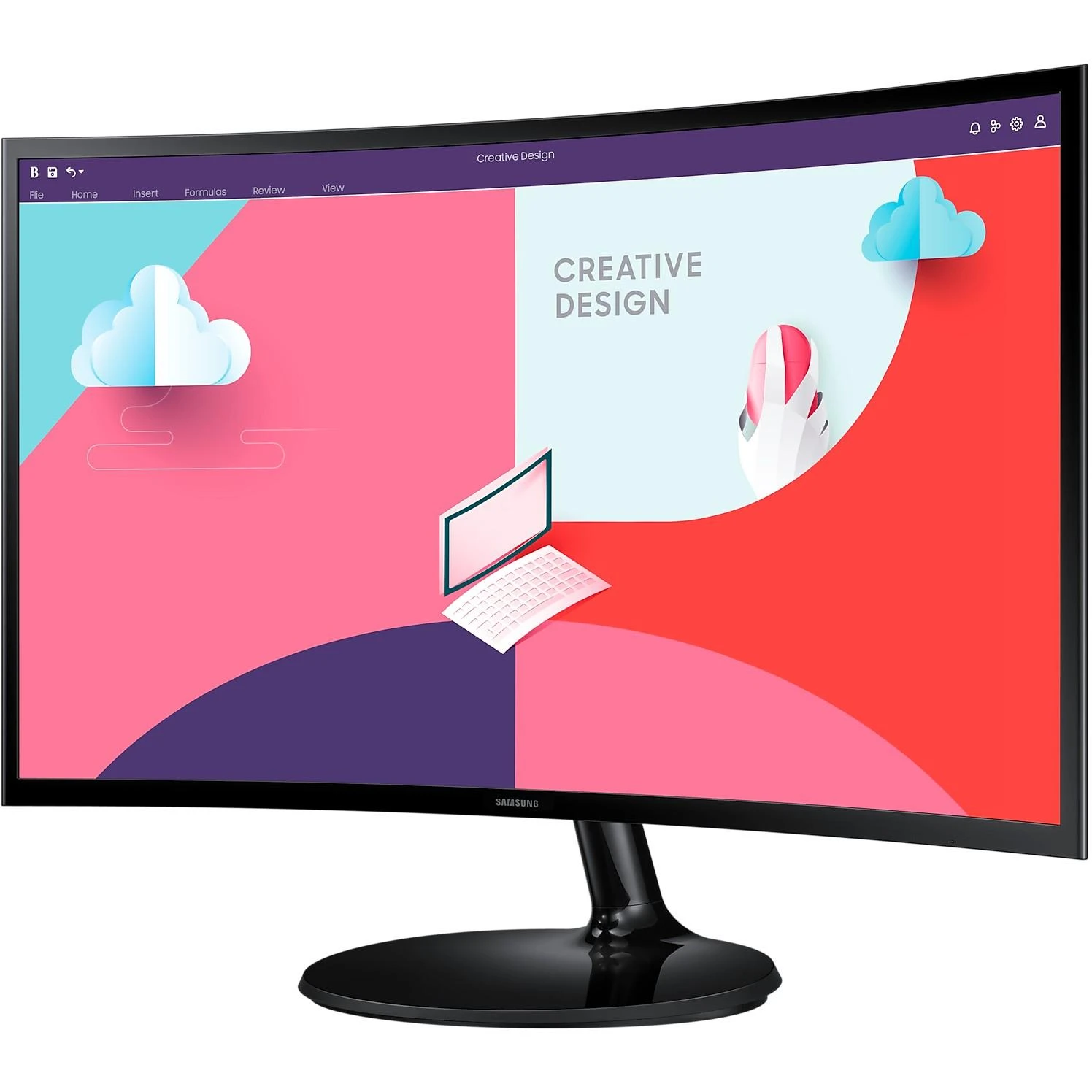 Samsung S36C kompiuterio monitorius 61 cm (24″) 1920 x 1080 pikseliai „Full HD“ LCD Juoda