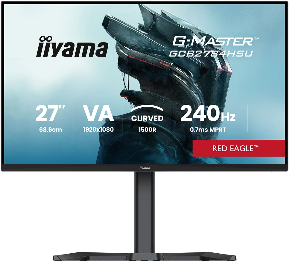 Monitorius Raudona Eagle iiyama G-Master GCB2784HSU-B1 Raudona Eagle - 240Hz | Full HD | VA | 27" | Pivot