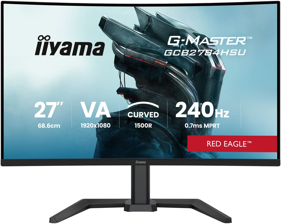 Monitorius Raudona Eagle iiyama G-Master GCB2784HSU-B1 Raudona Eagle - 240Hz | Full HD | VA | 27" | Pivot