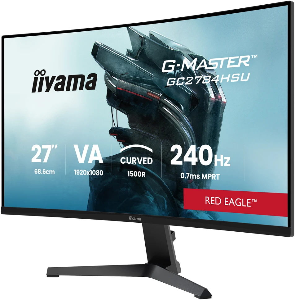 iiyama G-MASTER GC2784HSU-B1 computer monitorius 68.6 cm (27") 1920 x 1080 pikselių Full HD LCD Juodas