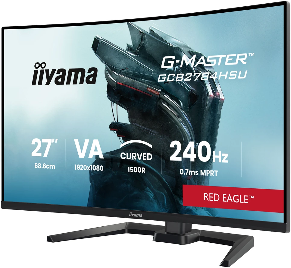 Monitorius Raudona Eagle iiyama G-Master GCB2784HSU-B1 Raudona Eagle - 240Hz | Full HD | VA | 27" | Pivot