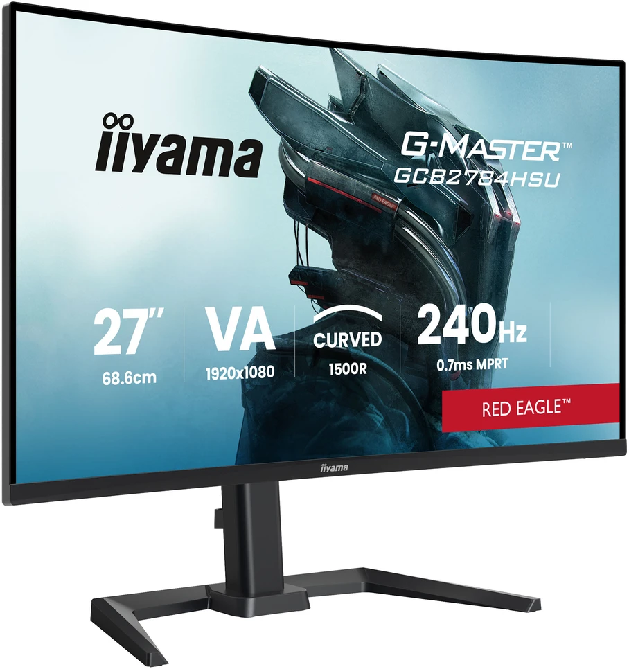 Monitorius Raudona Eagle iiyama G-Master GCB2784HSU-B1 Raudona Eagle - 240Hz | Full HD | VA | 27" | Pivot