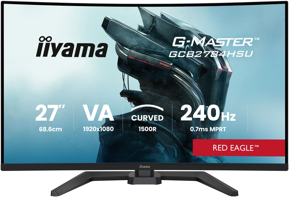 Monitorius Raudona Eagle iiyama G-Master GCB2784HSU-B1 Raudona Eagle - 240Hz | Full HD | VA | 27" | Pivot