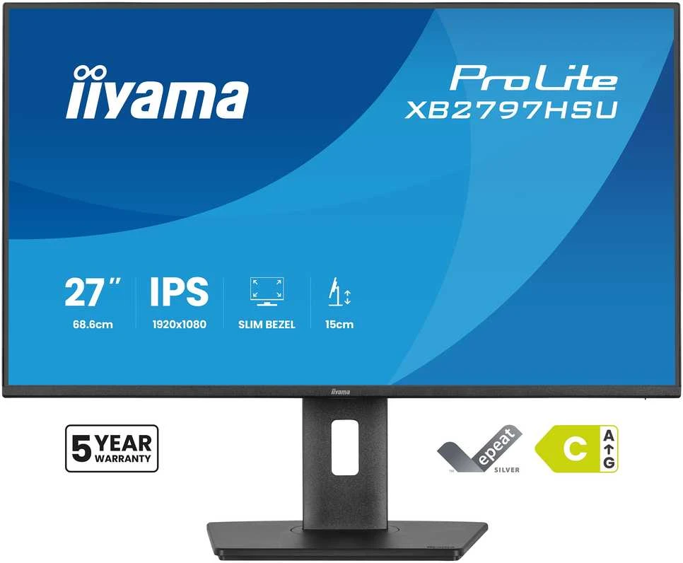 Monitorius iiyama XB2797HSU-B1 - 120Hz | Full HD | IPS | 27''