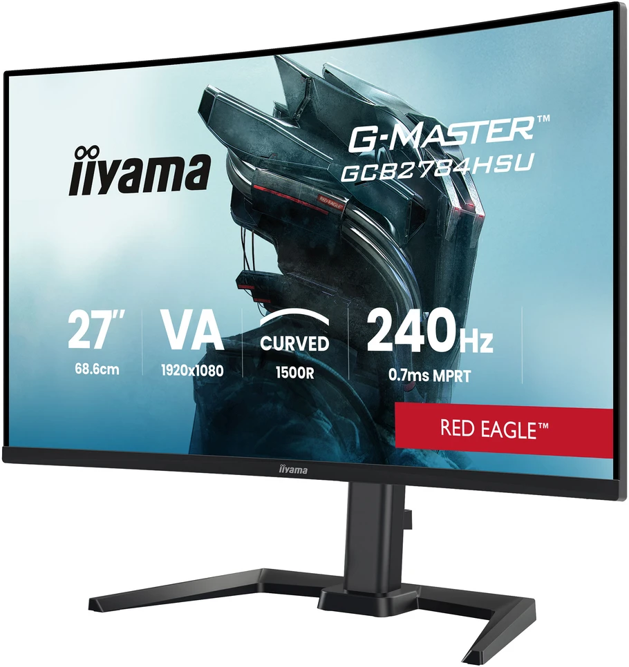 Monitorius Raudona Eagle iiyama G-Master GCB2784HSU-B1 Raudona Eagle - 240Hz | Full HD | VA | 27" | Pivot