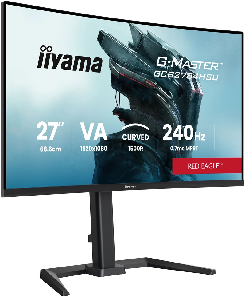 Monitorius Raudona Eagle iiyama G-Master GCB2784HSU-B1 Raudona Eagle - 240Hz | Full HD | VA | 27" | Pivot