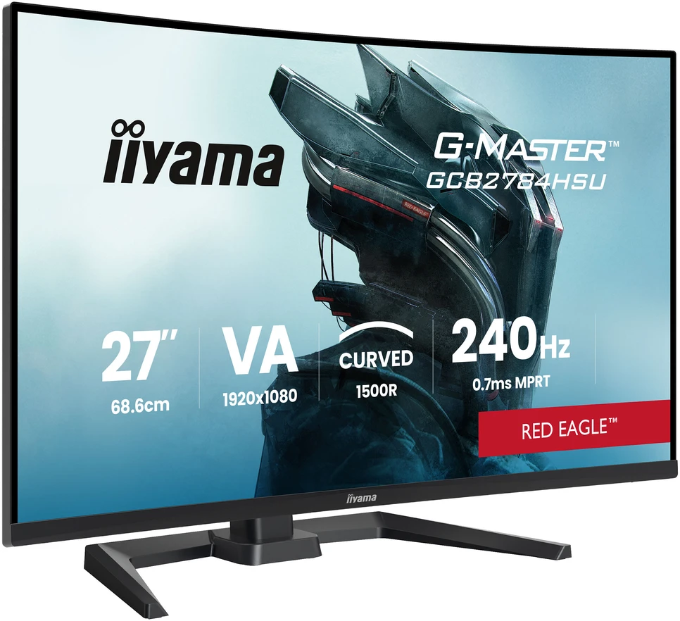 Monitorius Raudona Eagle iiyama G-Master GCB2784HSU-B1 Raudona Eagle - 240Hz | Full HD | VA | 27" | Pivot