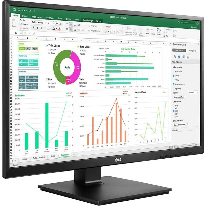 Monitorius LG | 27BN55UP-B | 27 " | IPS | 16:9 | 60 Hz | 5 ms | 3840 x 2160 pikselių | 300 cd/m² | HDMI jungtys quantity 2