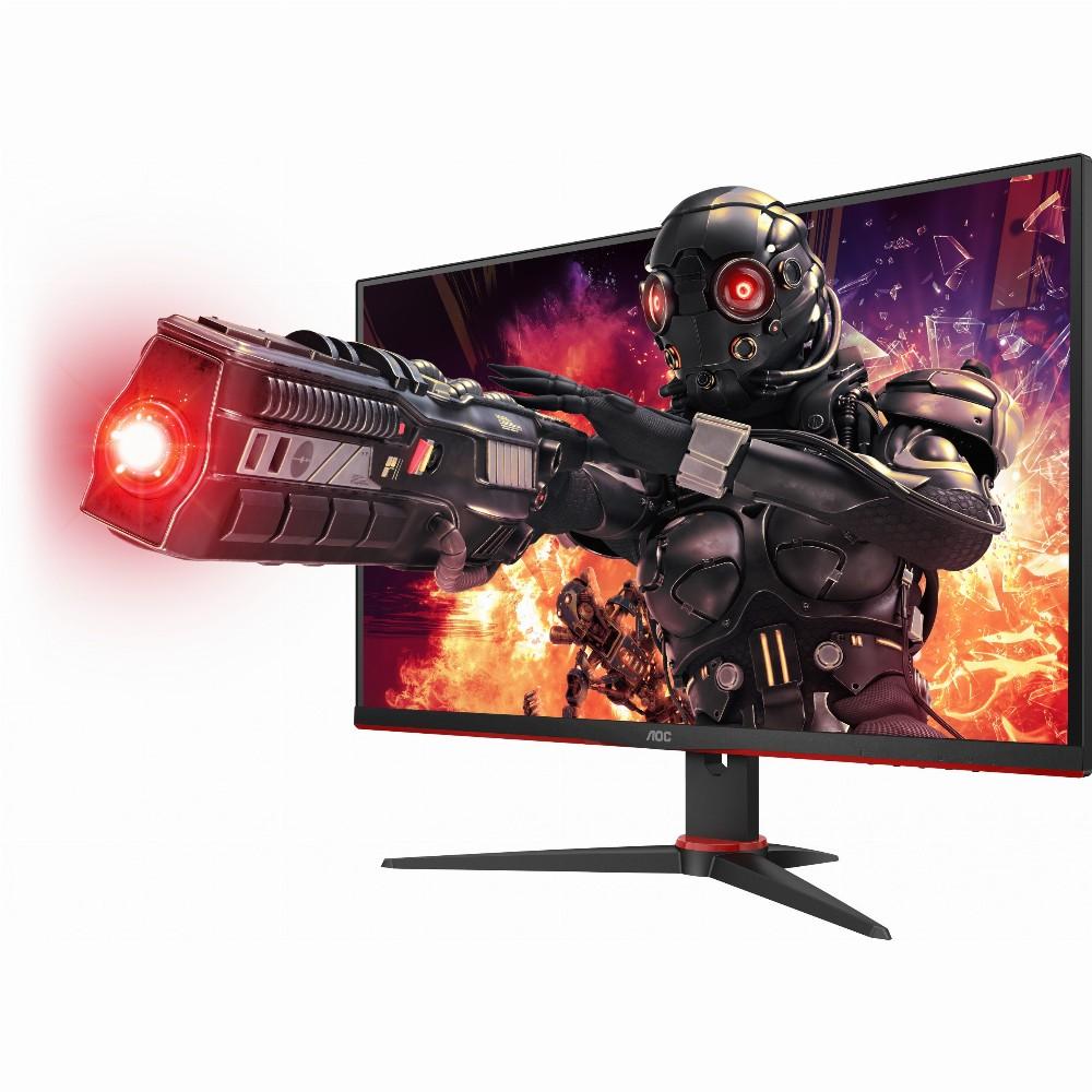 Monitorius AOC Gaming 27G2AE IPS, FHD, 1920 x 1080, 144 Hz, 16:9, 1 ms, 250  cd / m², Juodas / Raudonas | Varle.lt