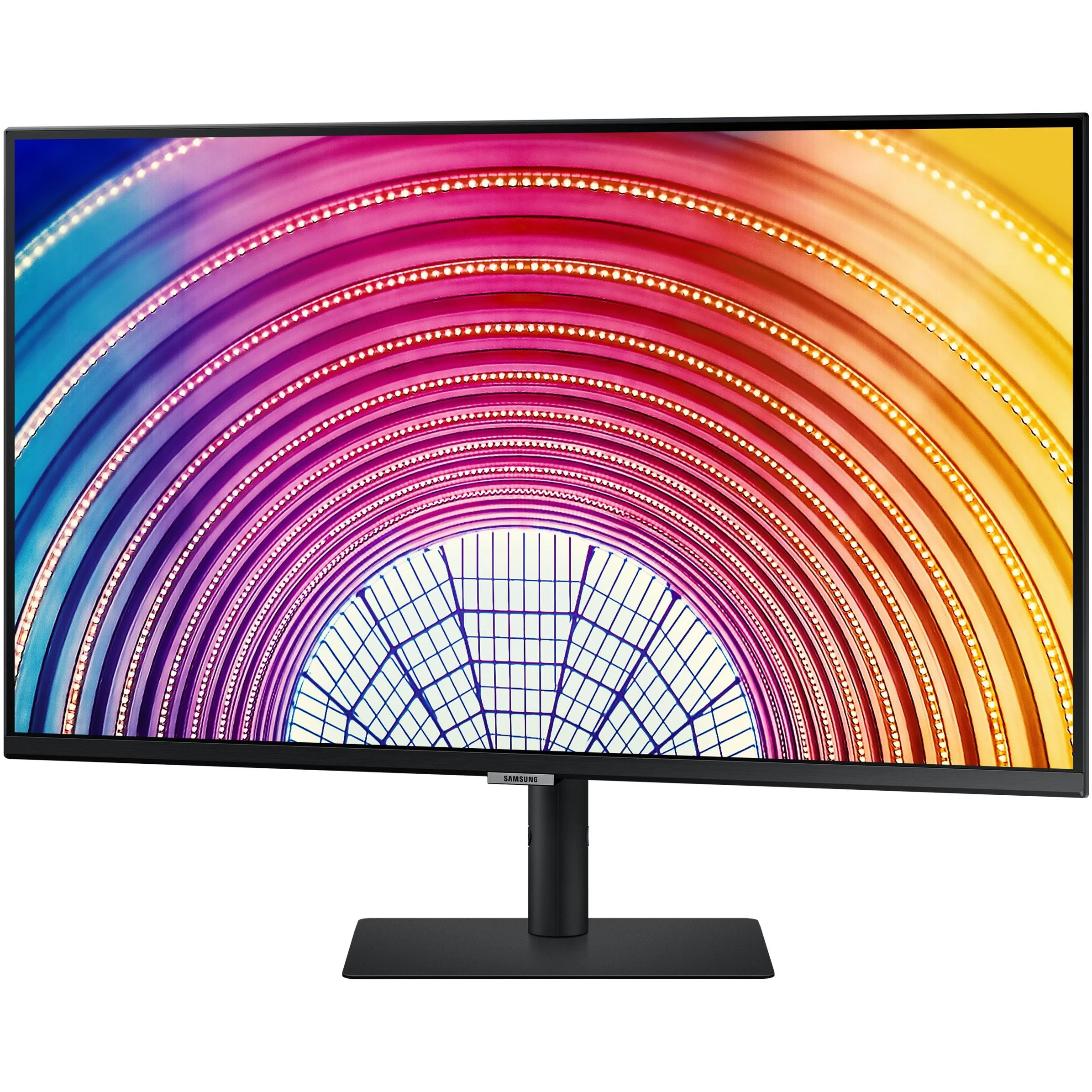 Monitorius „Samsung S32A600“ 32 colių berėmis ekranas, 16:9, 2560x1440, VA, 4 ms, HDR10, HAS / Pasukamas / Pakreipiamas, 130 mm, HDMI / DP, USB3.0 šakotuvas, VESA 100