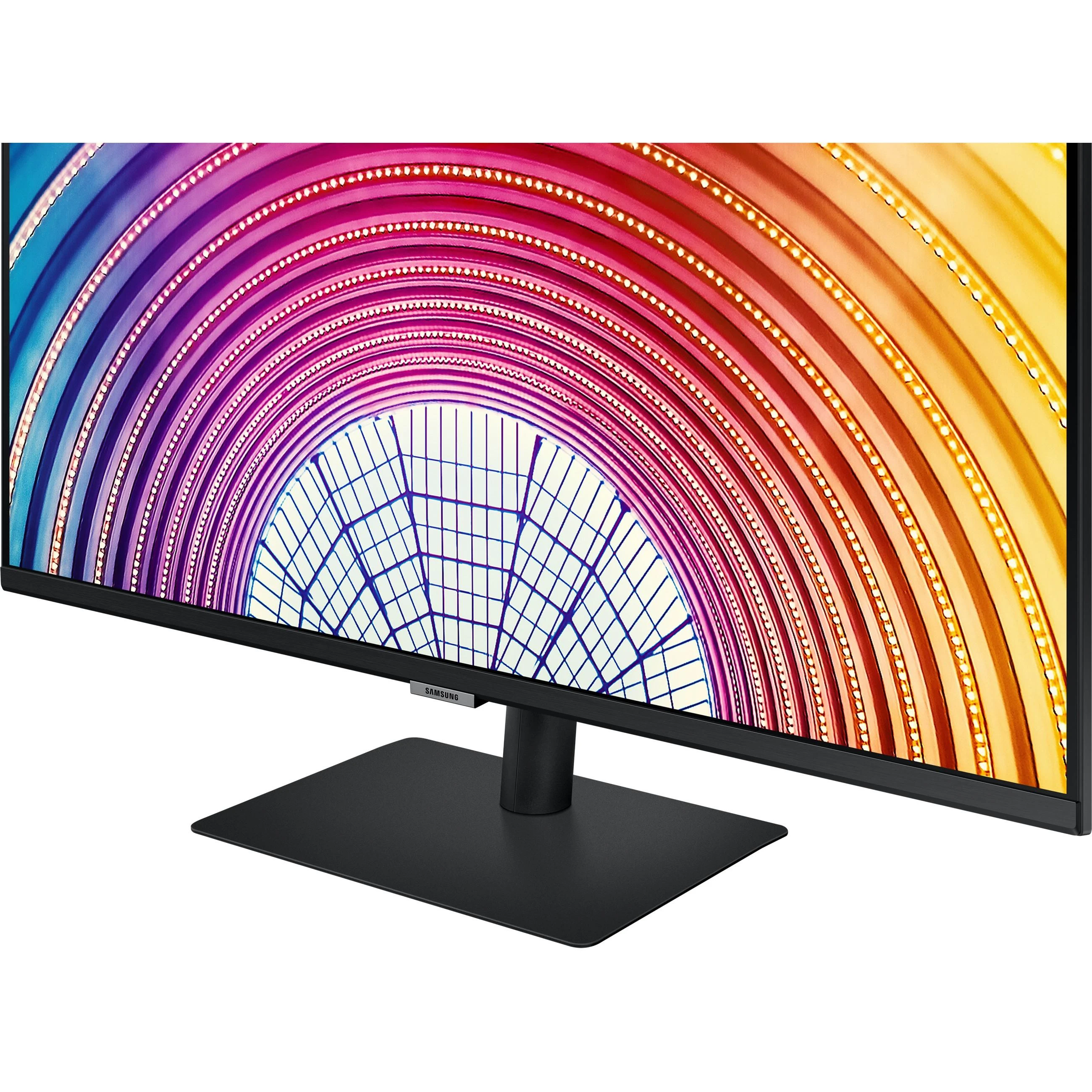 Monitorius „Samsung S32A600“ 32 colių berėmis ekranas, 16:9, 2560x1440, VA, 4 ms, HDR10, HAS / Pasukamas / Pakreipiamas, 130 mm, HDMI / DP, USB3.0 šakotuvas, VESA 100