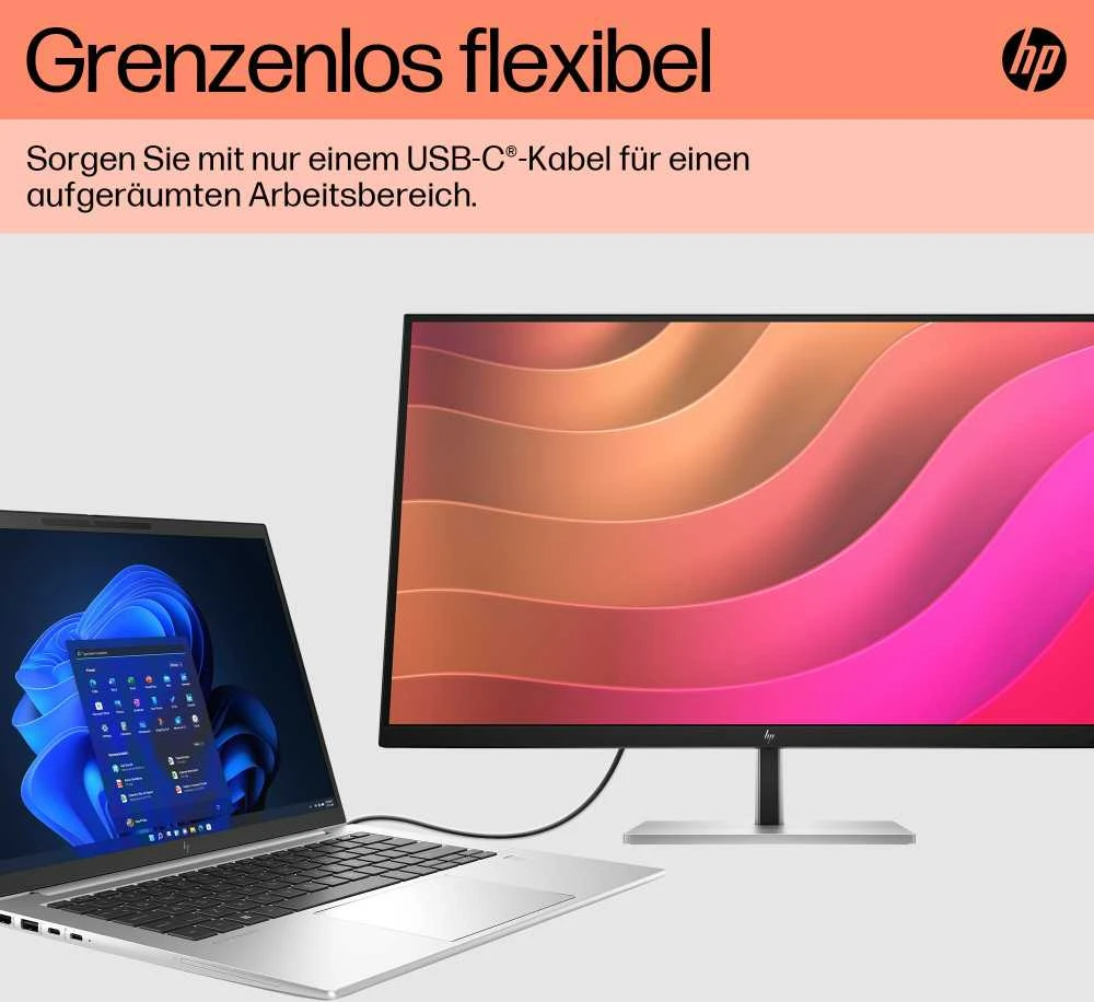 Monitorius HP E32k G5 4K, 31.5", 3x USB 3.0, garsiakalbiai, RJ-45 LAN
