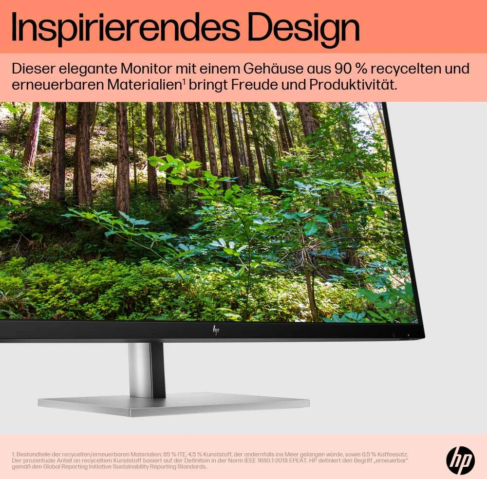 Monitorius HP E32k G5 4K, 31.5", 3x USB 3.0, garsiakalbiai, RJ-45 LAN