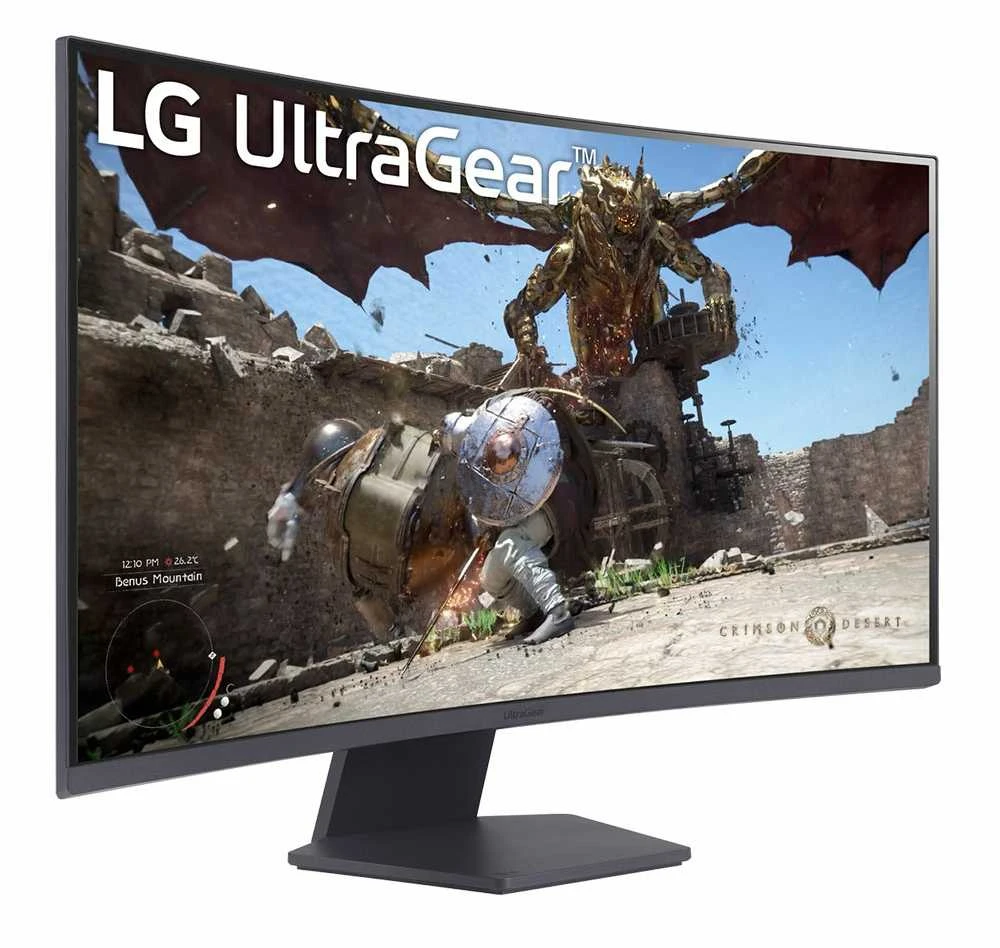 Monitorius LG | 32GS60QC-B | 32 " | VA | QHD | 16:9 | 180 Hz | 1 ms | 2560 x 1440 pikselių | 300 cd/m² | HDMI jungtys quantity 2