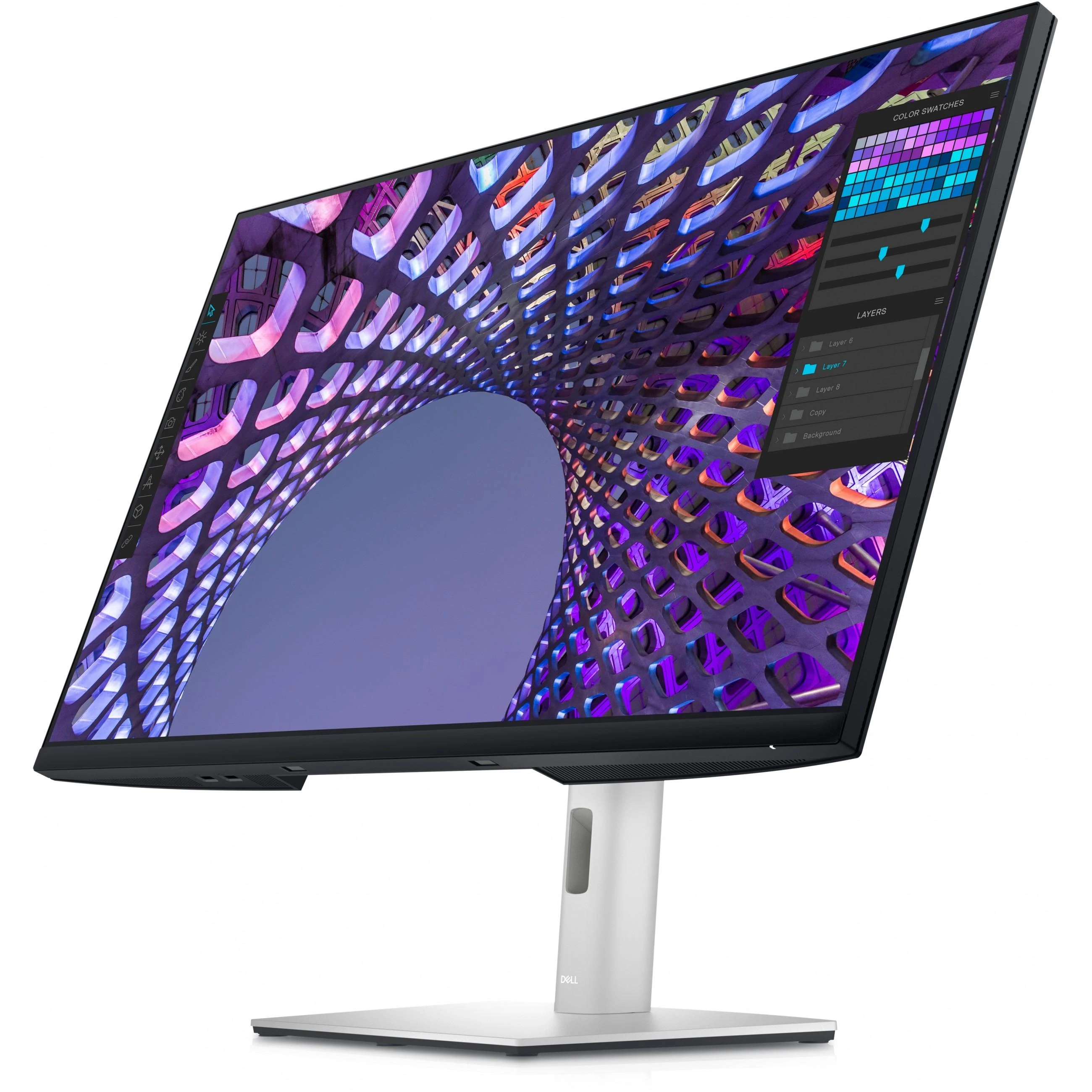Monitorius Dell P3223QE 31.5", Sidabrinės/Juodos spalvos