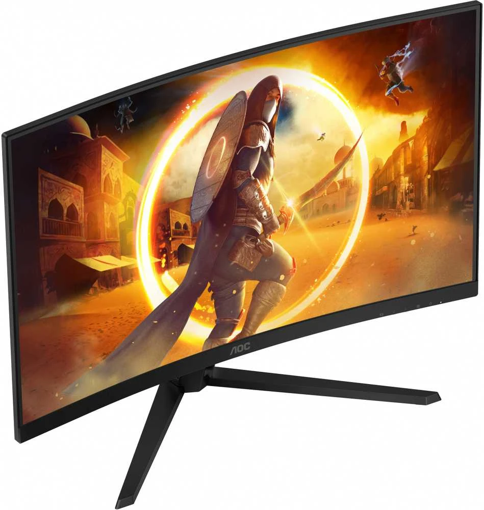 Žaidimų monitorius AOC CQ32G4VE, 31.5",Curved/ VA panel/ QHD(2560x1440), /180 Hz/ 0.5 ms, HDR10, FreeSync Premium HDMI, DisplayPort