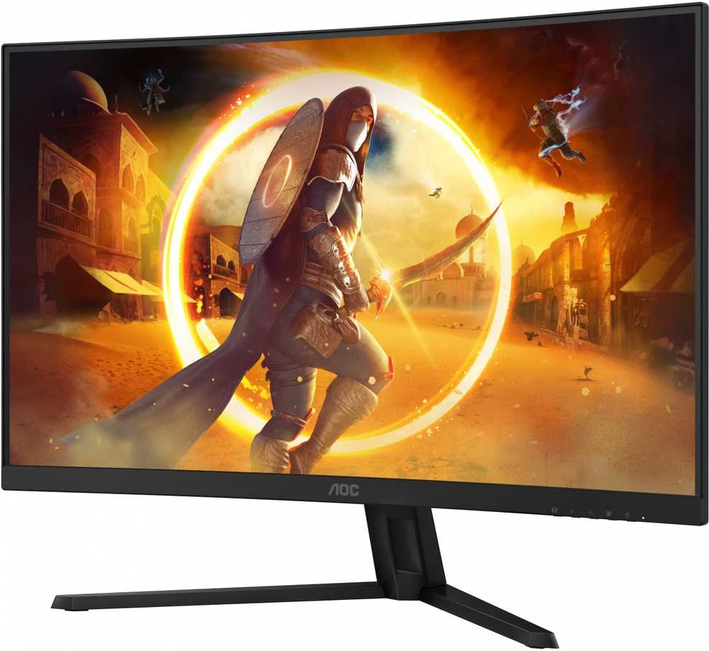 Žaidimų monitorius AOC CQ32G4VE, 31.5",Curved/ VA panel/ QHD(2560x1440), /180 Hz/ 0.5 ms, HDR10, FreeSync Premium HDMI, DisplayPort