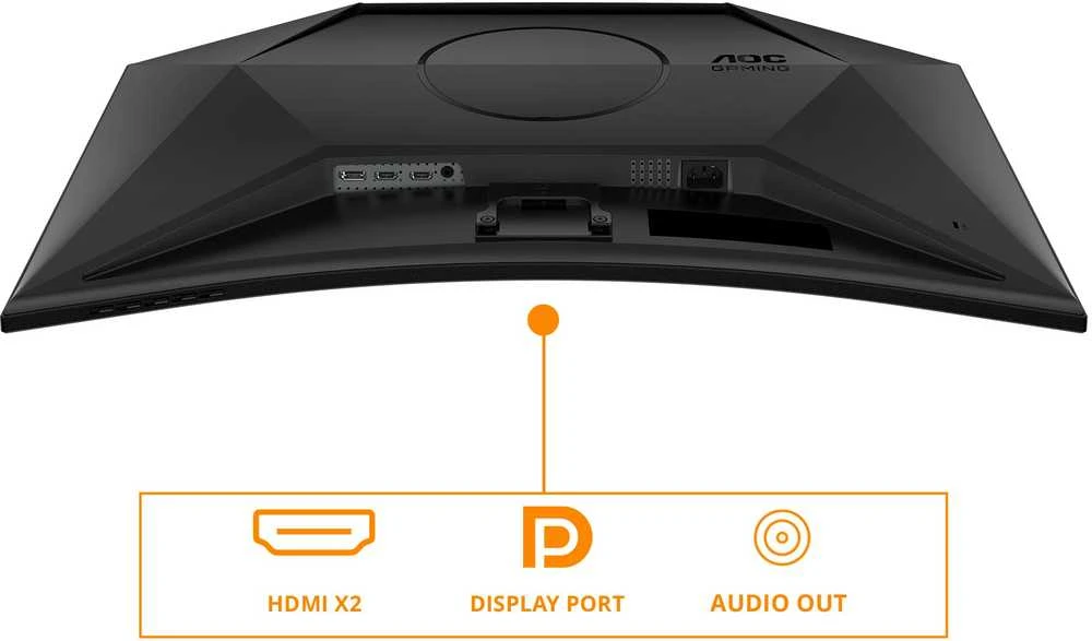 Žaidimų monitorius AOC CQ32G4VE, 31.5",Curved/ VA panel/ QHD(2560x1440), /180 Hz/ 0.5 ms, HDR10, FreeSync Premium HDMI, DisplayPort