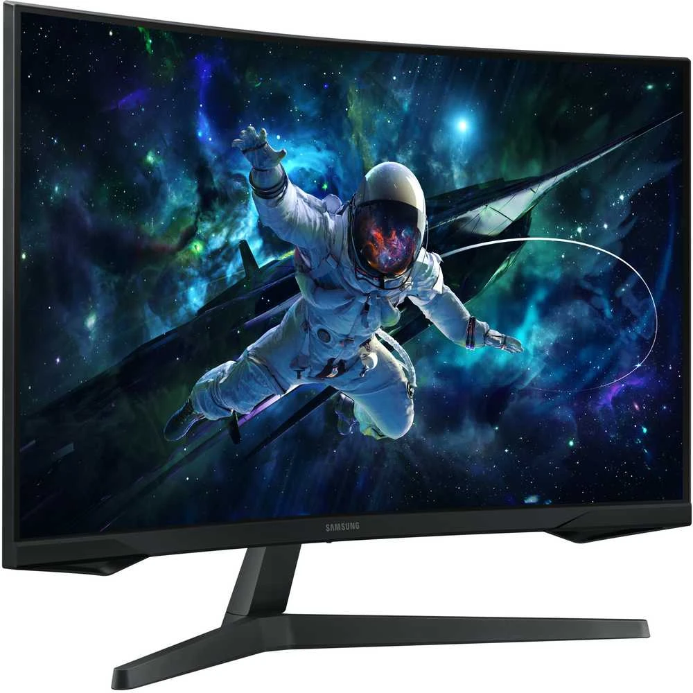 Monitorius - Samsung Odyssey G5 G55C 32", QHD, 165Hz, Lenktas, Juodas