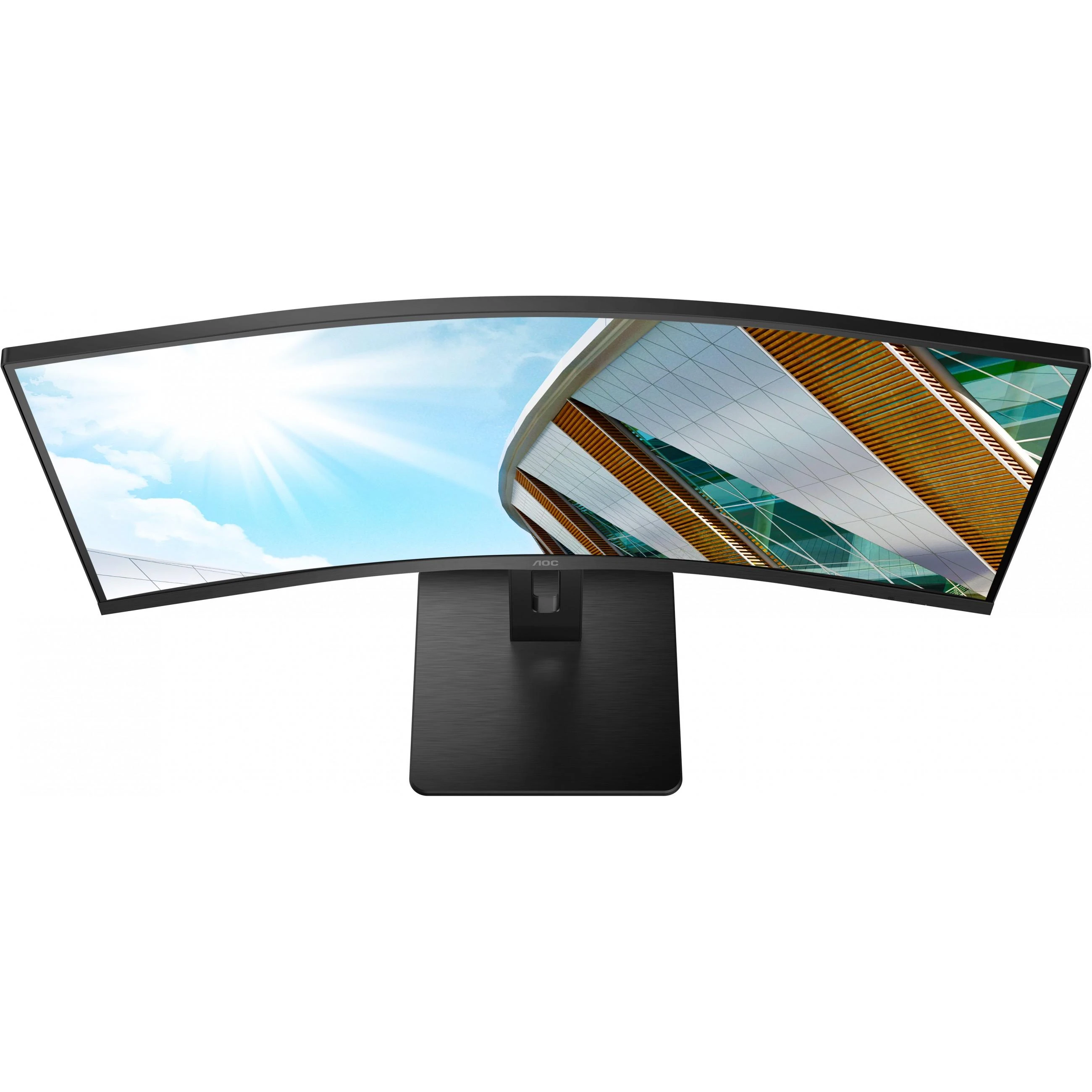 Monitorius AOC CU34P2A 34 colių VA lenktas 3440x1440 H/A 150mm 100hz FreeSync Premium ULTRAWIDE USB HOB GARSIAKARIAI DPx1 HDMIx2 VESA 100x100 PRO LINE